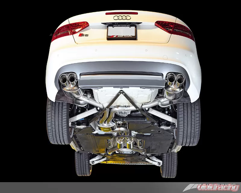 AWE Touring Edition Exhaust System w/Non-Resonated Downpipes Chrome
