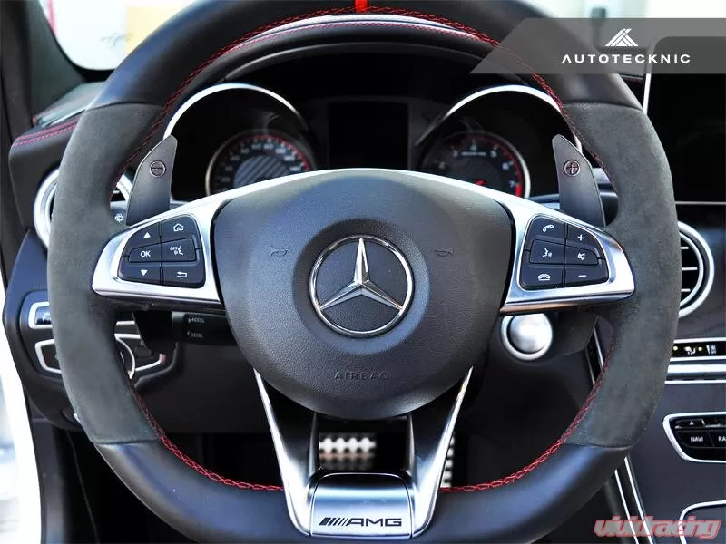 Carbon Fiber Steering Wheel Shifter Paddle For Benz AMG A C E S CLA GLA CLS SLS