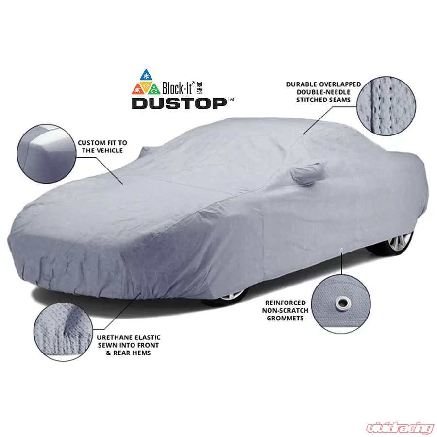 Multibond Block-It 200 Series Fabric Covercraft Custom Fit Car Cover for Ford Focus Gray 
