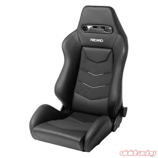 Recaro Speed V Left Seat Black Leather 