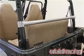 Rockhard 4x4 Unpainted Rear Seat Harness Bar Jeep Wrangler YJ 86-91 |  RH-1004-YJ