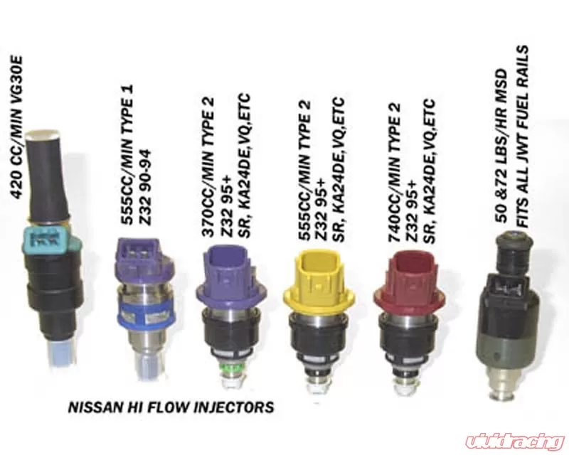 4 x Fuel Injectors OE 16600-53J00 fit 91-99 Nissan 240SX Nissan Altima 270cc/min