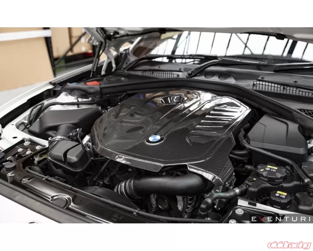 Eventuri Black Carbon Engine Cover BMW B58 - EVE-B58F-CF-ENG