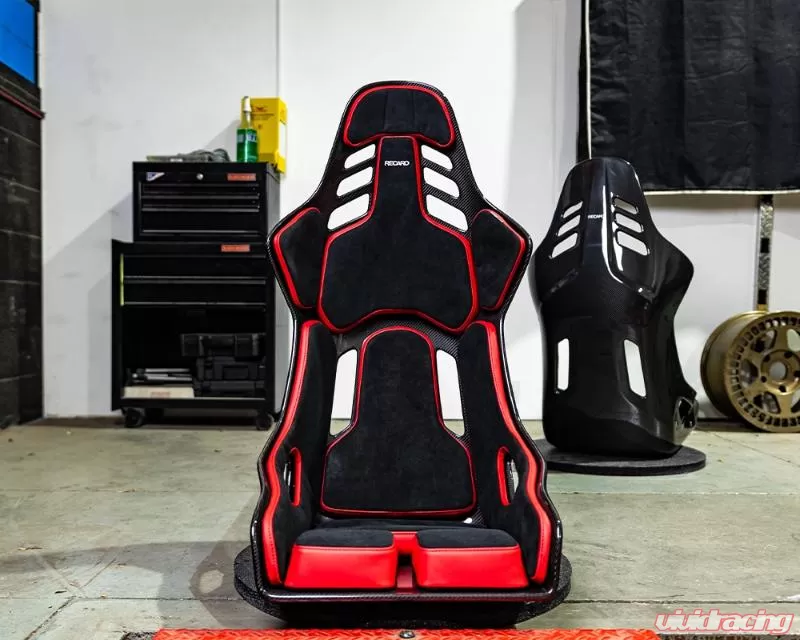 RECARO Podium (Large Pads) CFK Carbon Fiber Seat - Black Alcantara/Red –  World-Motorsports