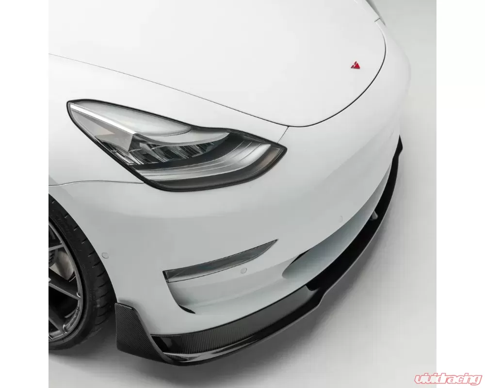 1Pce For Tesla Model 3 Front Lip Splitter Bumper Lower Spoiler