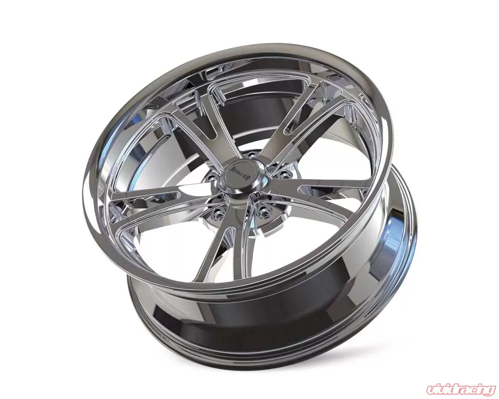 Ridler Wheels Aluminum 606 17x7 Chrome 5x120.65 Bolt Pattern - 606-7761C