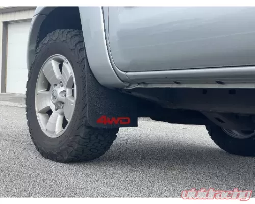 Tufskinz Front Mud Flaps Fits 2005-2015 Toyota Tacoma OE Color TRD Red  Toyota Tacoma 2005-2015