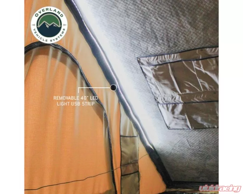 Overland Vehicle System  LD TMON Clamshell Aluminum Hard Shell Roof Top Tent - 18119935