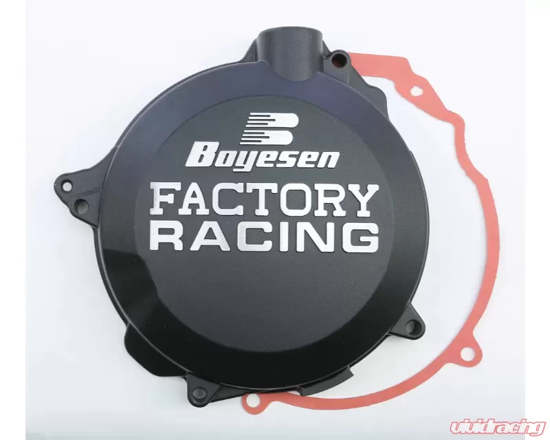 Boyesen Factory Racing Clutch Cover Black CC-41B - CC-41B