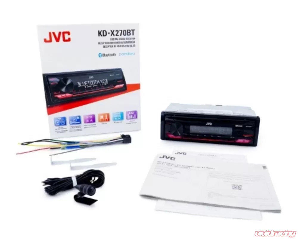 JVC Bluetooth Digital Media Receiver - KD-X270BT