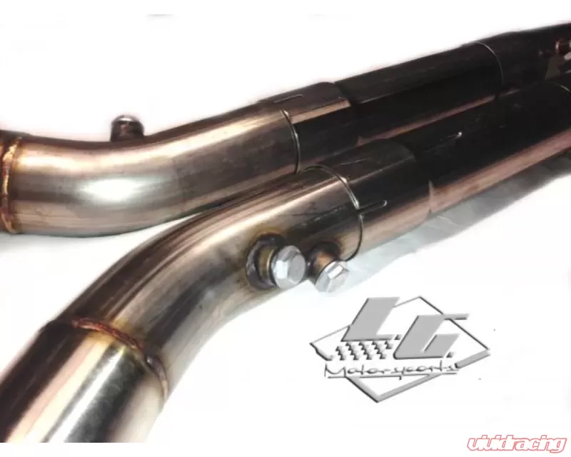 LG Motorsports 1 3/4" to 1 7/8" Super Pro Stepped Off-road Long Tube Headers and X-Pipe w/Catalytic Converters Chevrolet Corvette C7 2014-2019 - LGC7SPSMM