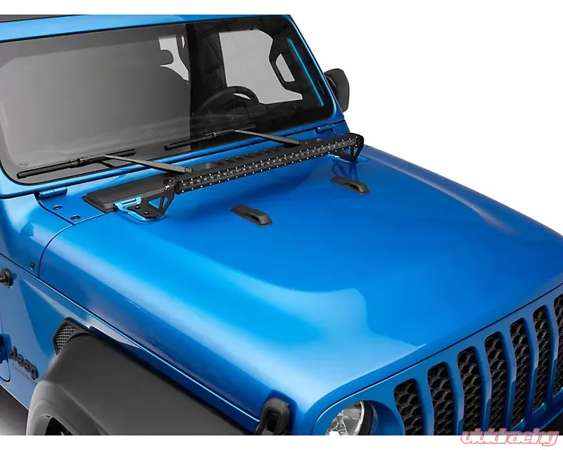 Raxiom Axial Series 30" Single Row LED Light Bar w/ Hood Mounting Brackets Jeep Wrangler JL | Gladiator JT 2018-2024 - J139110