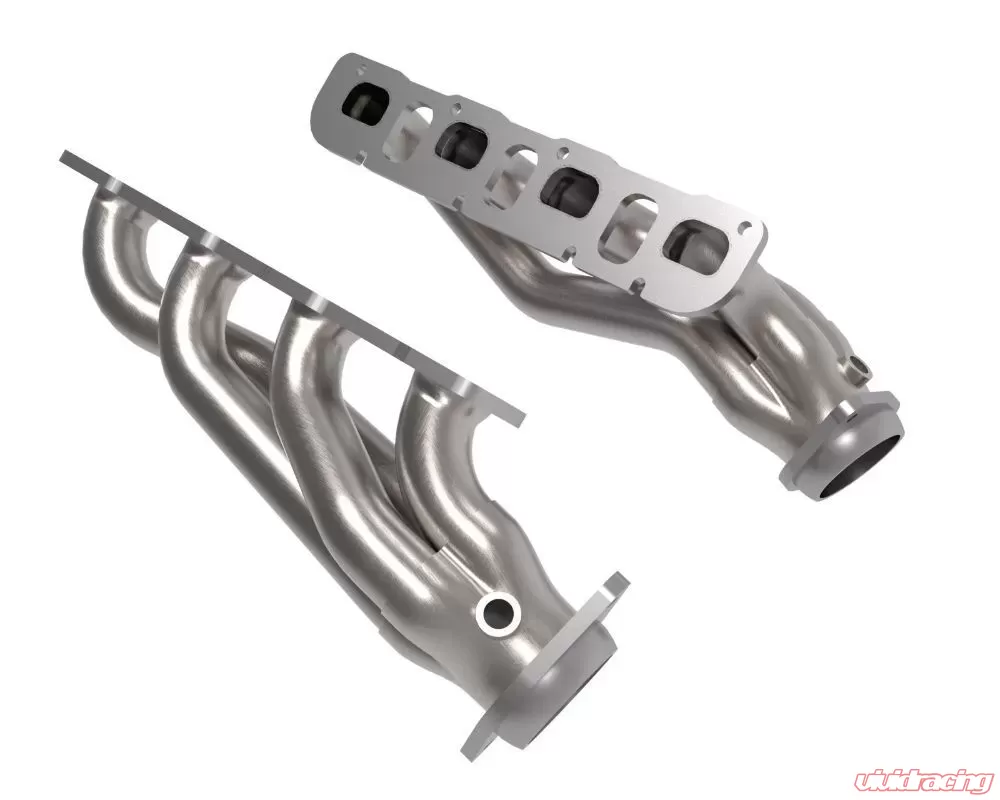 aFe POWER 304 Stainless Steel Twisted Steel Short Tube Header Jeep Grand Cherokee Trackhawk 2011-2021 - 48-38032
