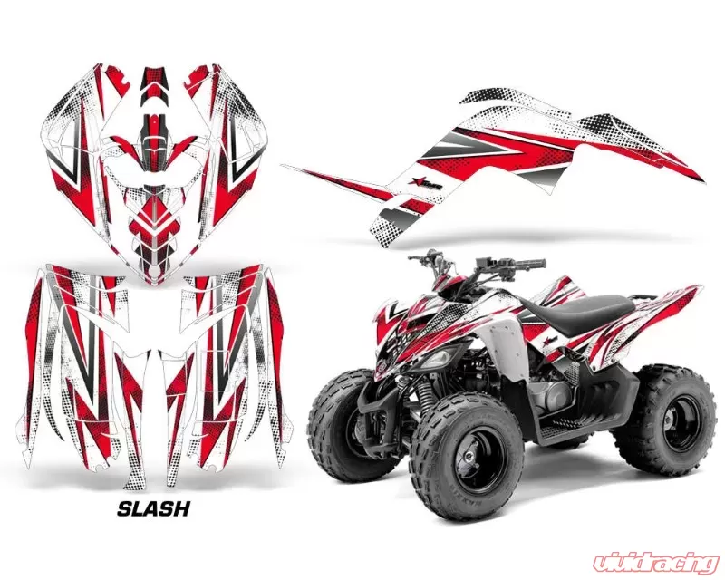 Yamaha 700 Raptor ATV Camo Graphic Kit Red
