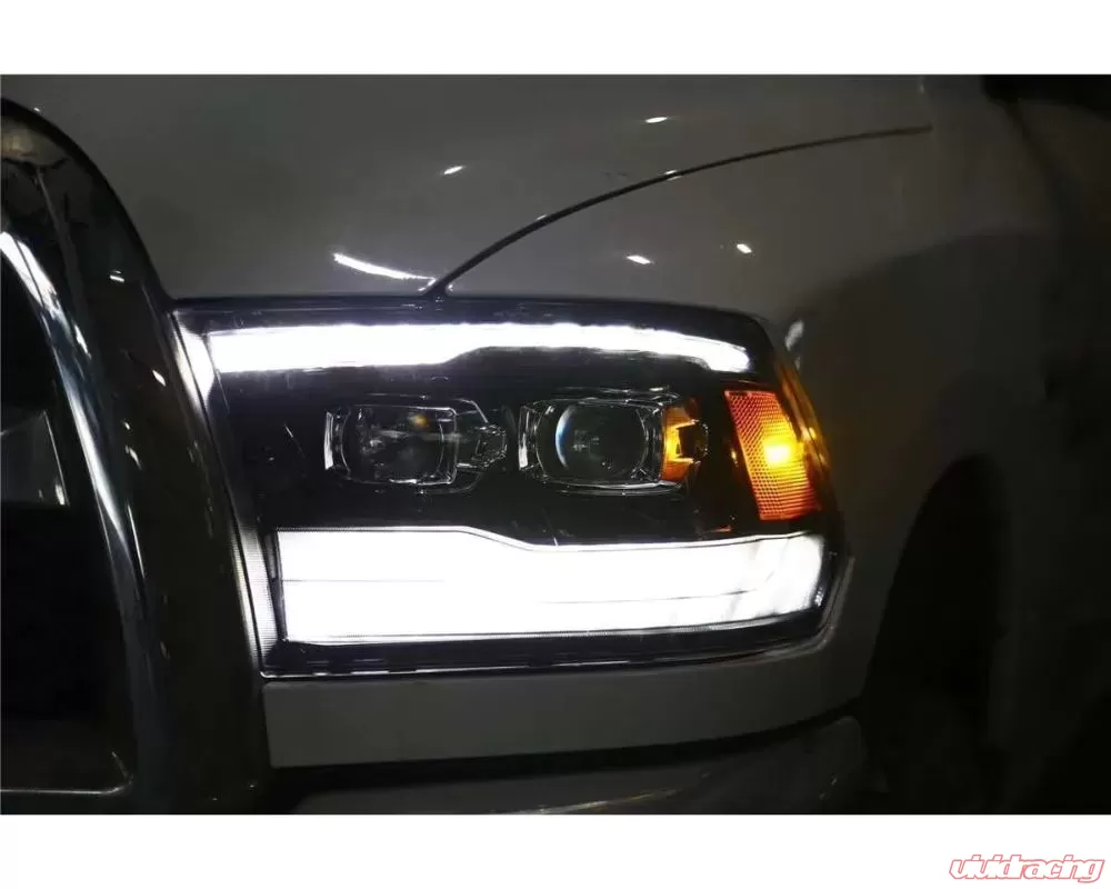 Alpharex PRO-Series G2 Projector Headlights Black Dodge Ram 1500 | 2500 | 3500 2009-2018 - 880597