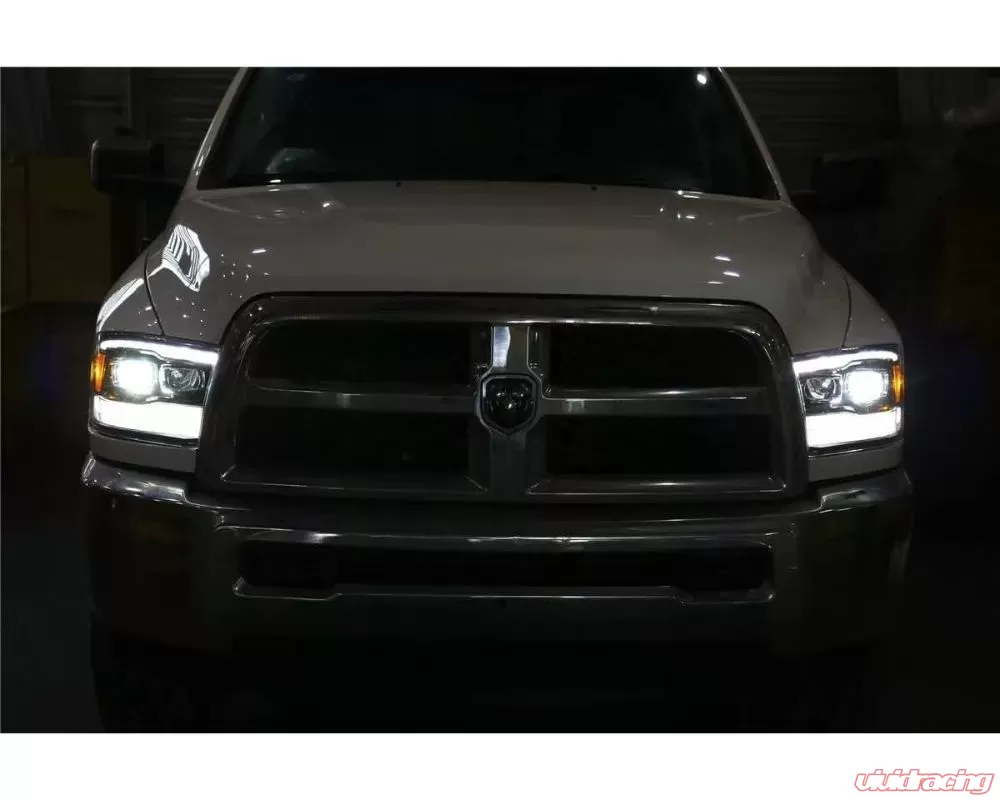 Alpharex PRO-Series G2 Projector Headlights Black Dodge Ram 1500 | 2500 | 3500 2009-2018 - 880597